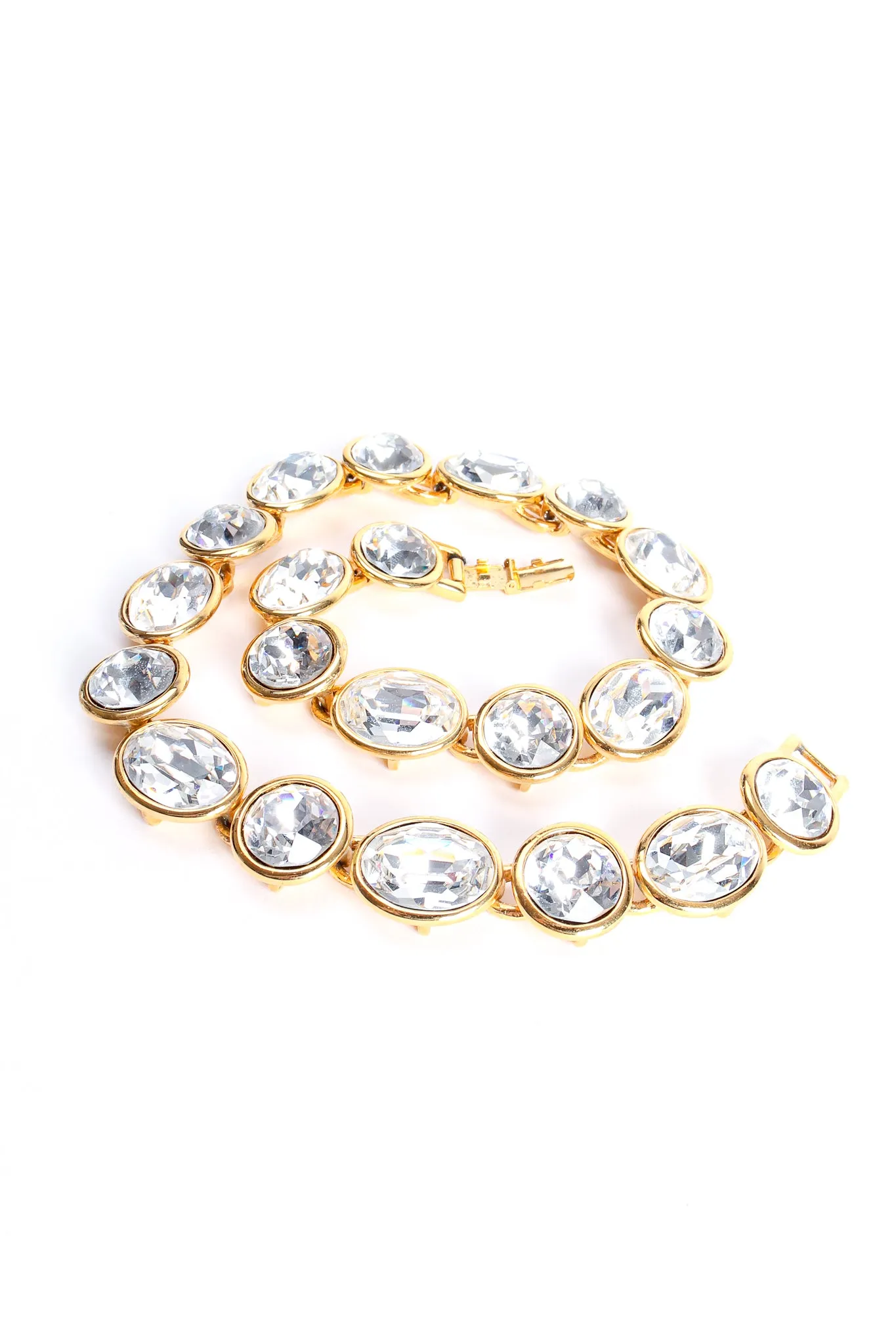 Chunky Cut Crystal Collar Necklace