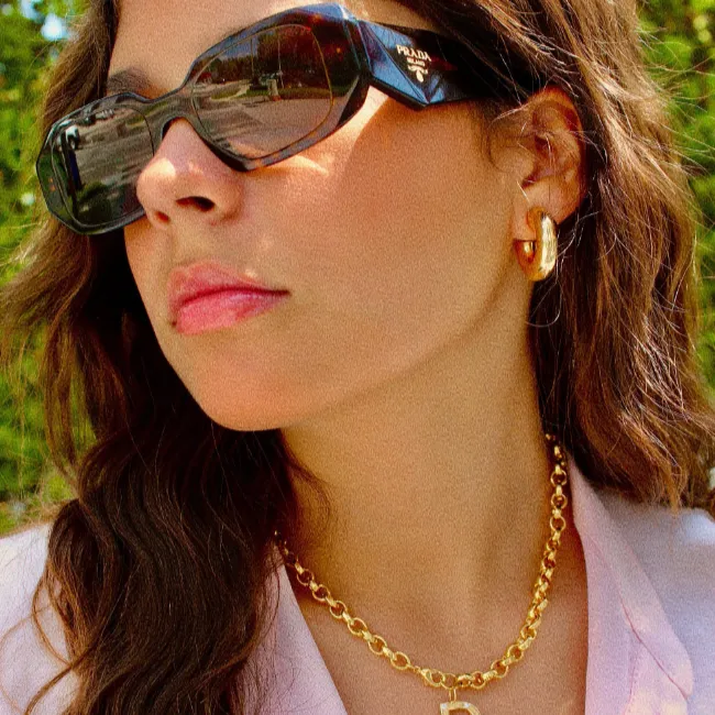 Chunky Gold Hoops