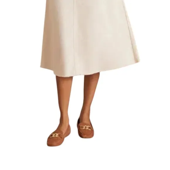Elegant White Women's Skirt