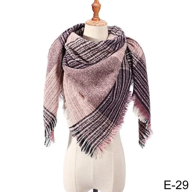 Knitted Shawl and Scarf
