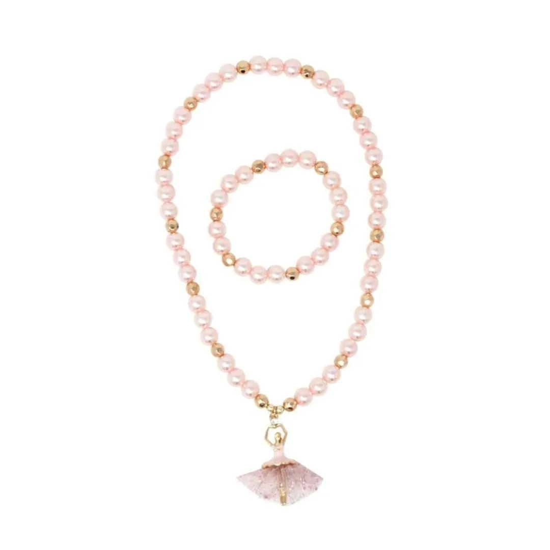 Little Ballet Dancer Necklace & Bracelet