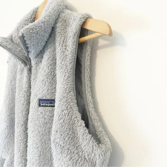 Patagonia Women's Los Gatos Fleece Vest Salt Grey L