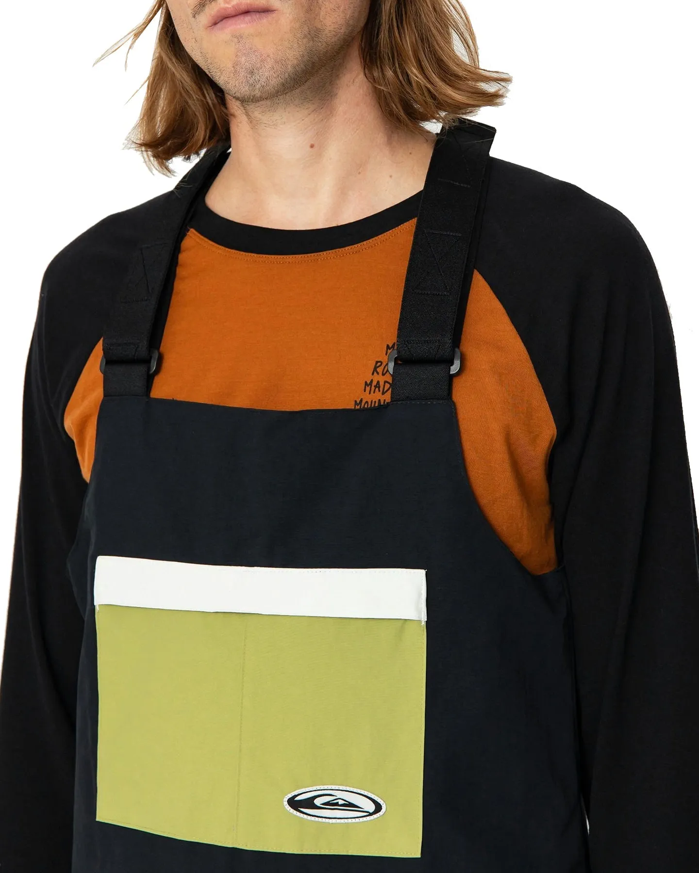 Quiksilver Men's Fly High Technical Snow Bib - True Black