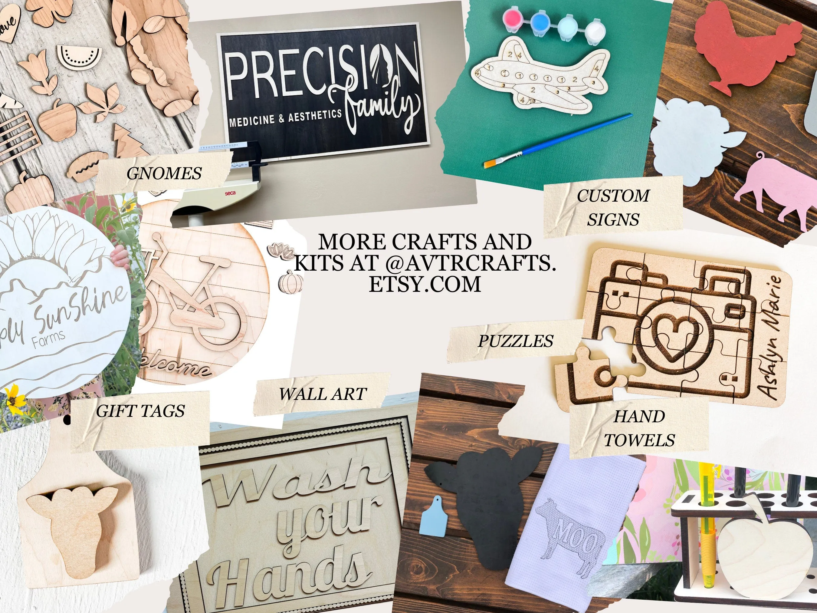 Spaceship Personalized Small Wooden Puzzles Custom Game, Bulk Birthday Party Favor and Make and Take for Kids