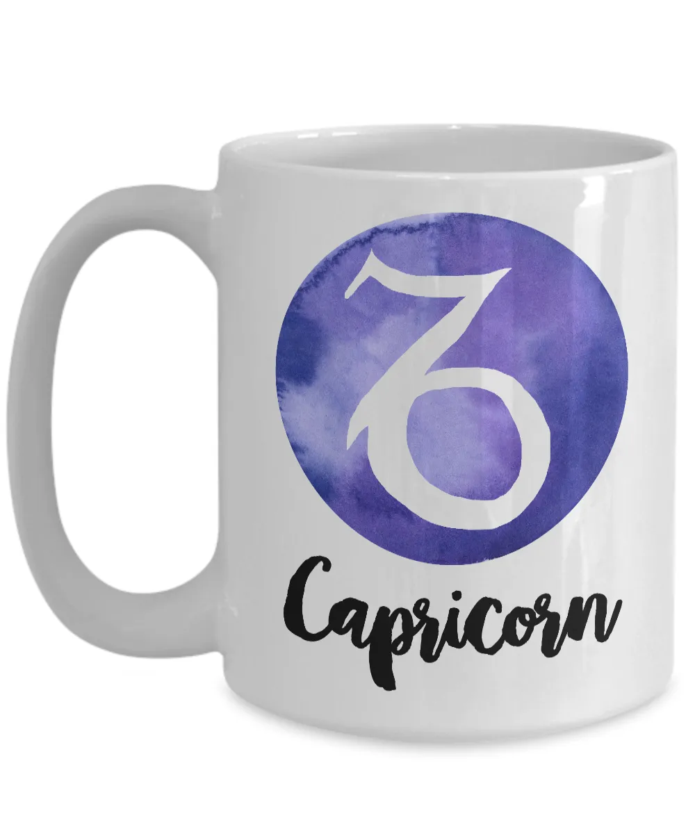 Zodiac Capricorn Horoscope Coffee Mug - Astrology Gift - Metaphysical, Celestial, Astrology, Horoscopes